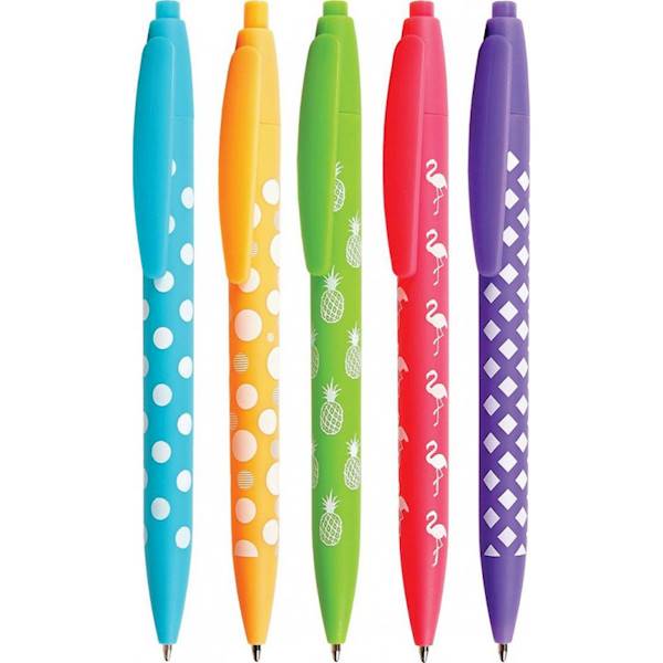 DŁUGOPIS SUPERSOFT 1,00MM KOLOROWA OBUDOWA niebies