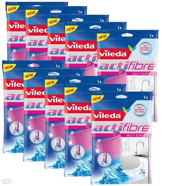 VILEDA ŚCIERECZKA ACTIVEFIBER SZYBY żółta SC