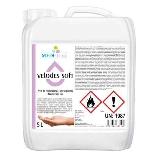 PŁYN DO DEZYNFEKCJI RĄK VELODES SILK 5L SC