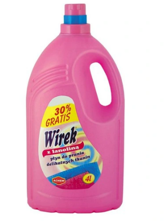 ŻEL DO PRANIA WIREK 4L KOLOROWE TKANINY SC