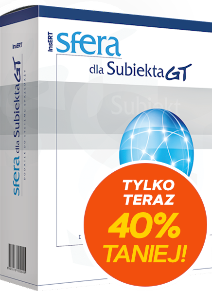 Sfera dla Subiekta GT - rozszerzenie o 1 st. (e-lic)
