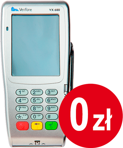 Terminal Verifone VX 680 WiFi Polska Bezgotówkowa