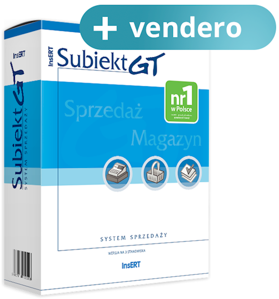 Subiekt GT + vendero sklep 1000 towarów (licencja elektroniczna)