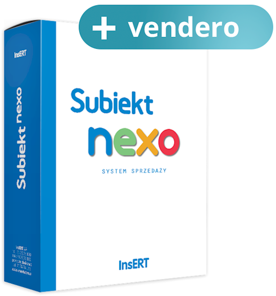 Subiekt nexo 3st.+vendero sklep 1000 tow. (e-lic.)