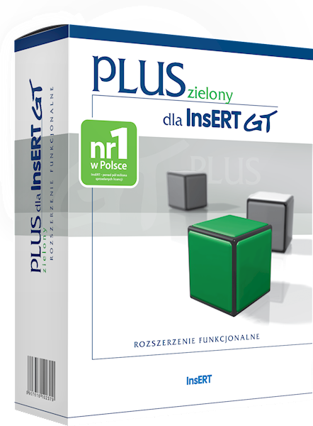 zielony PLUS dla InsERT GT (licencja elektroniczna)