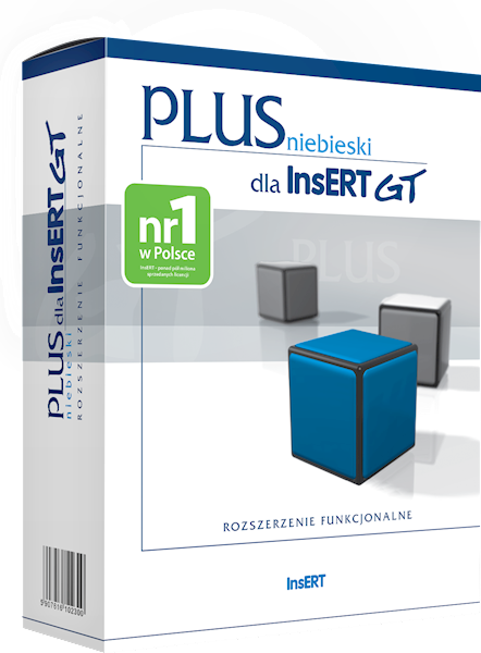 niebieski PLUS dla InsERT GT (licencja elektroniczna)