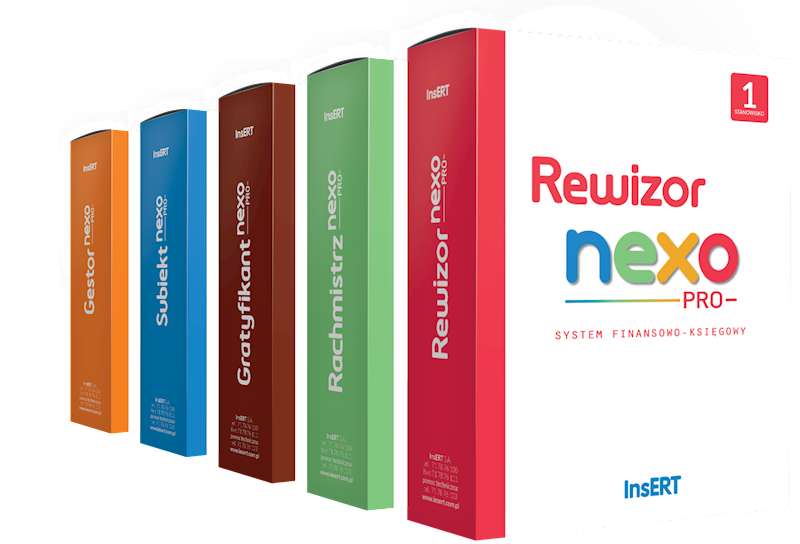Doradca podatkowy nexo (Rewizor, Rachmistrz, Gratyfikant, Subiekt, Gestor) e.lic.