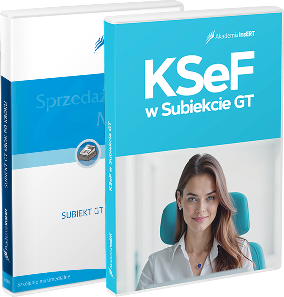 Subiekt GT krok po kroku + KSeF w Subiekcie GT (licencja elektroniczna)