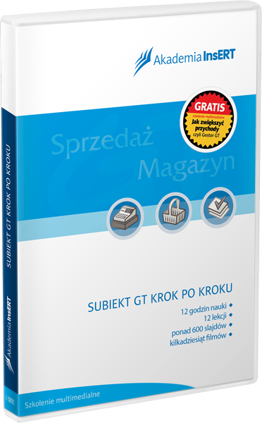 Subiekt GT krok po kroku (lic. elektroniczna)