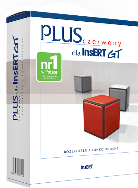 czerwony PLUS dla InsERT GT (licencja elektroniczna)