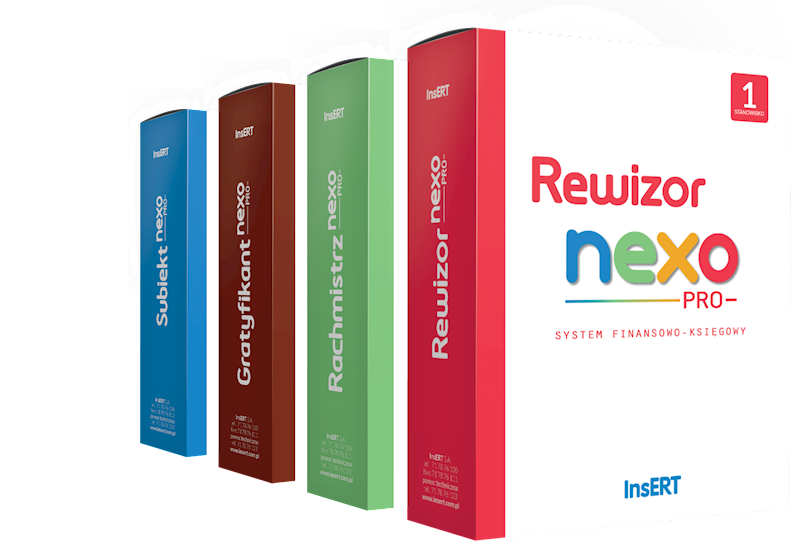 Biuro rachunkowo-płacowe nexo (Rewizor, Rachmistrz, Gratyfikant, Subiekt) e.lic.