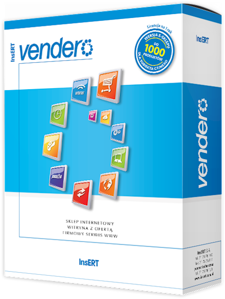 vendero - sklep 3000 produktów -lic. elektroniczna