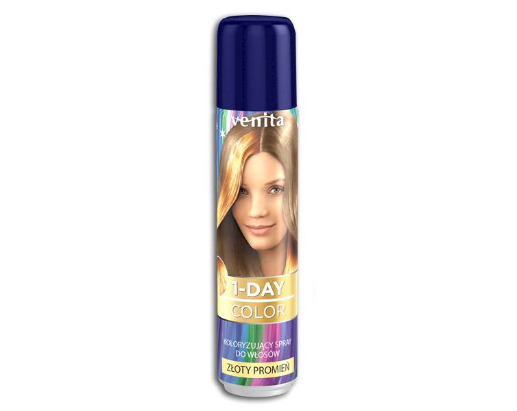 KOLORYZUJĄCY SPRAY DO WŁOSÓW 1-DAY 07 ZŁOTY PROMIEŃ
