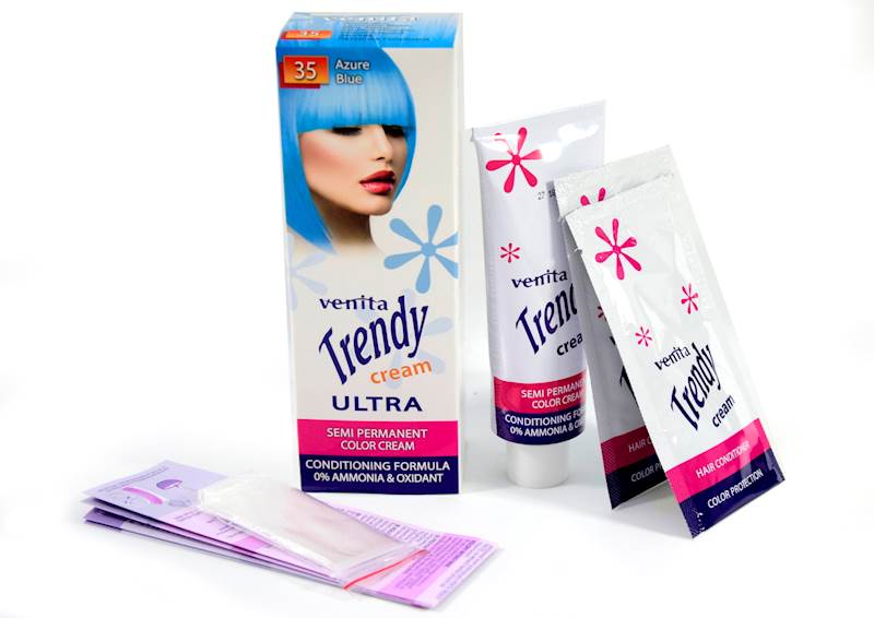 TRENDY CREAM - TUBE-75ml - 35-LAZUROWY BŁĘKIT