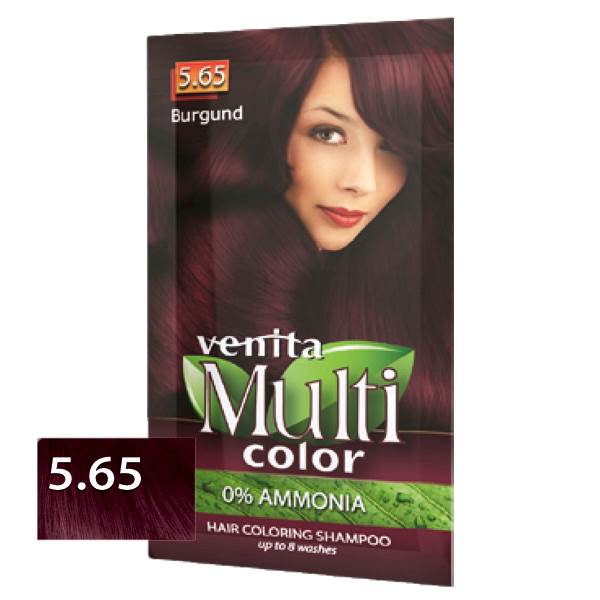 Szampon koloryzujący w saszetce Multicolor 5.65 BURGUND
