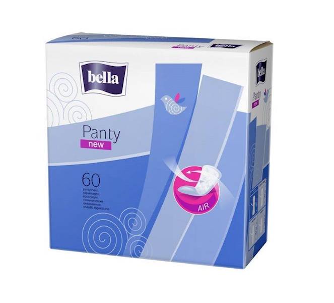 Wkładki higieniczne BELLA PANTY NEW NO, 60 szt