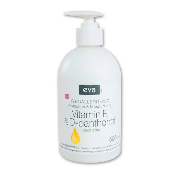 Mydło w płynie kremowe Wit. E & D-pantenol 500ml