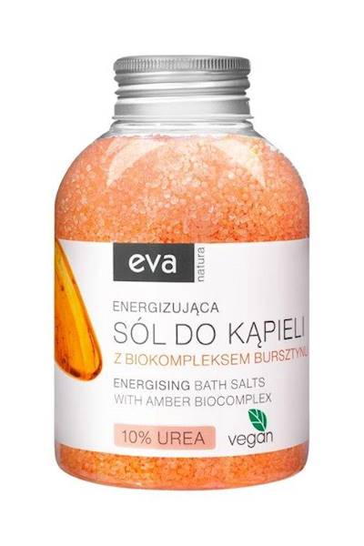 SÓL DO KĄPIELI Z BURSZTYNU + 10% UREA - 600 G 