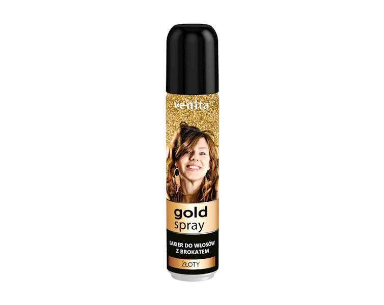 LAKIER D/WŁ. Z BROKATEM ZŁOTY 75 ML 2021