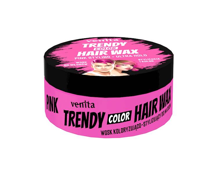 TRENDY WOSK KOLOR 75 G RÓŻOWY PINK