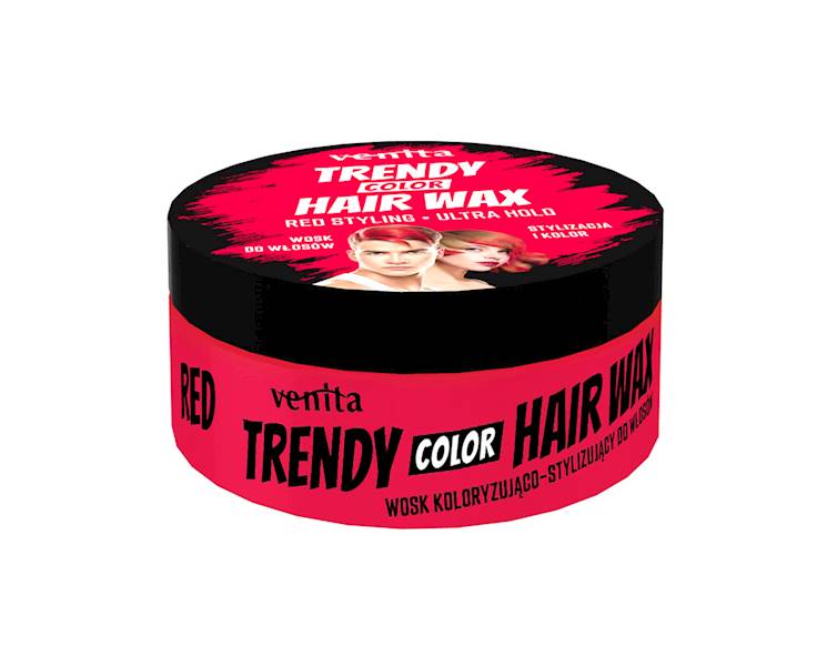 TRENDY WOSK KOLOR 75 G CZERWONY RED