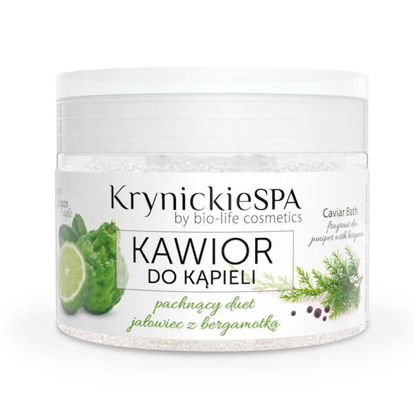 Kawior do kąpieli jałowiec i bergamotka 250 g