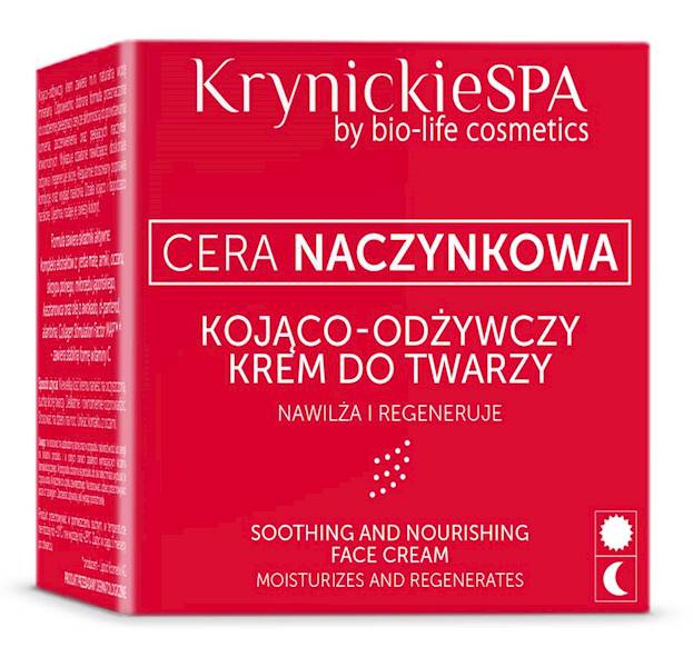 KOJĄCO ODŻYWCZY KREM DO TWARZY DO CERY NACZYNKOWEJ NA DZIEŃ I NA NOC