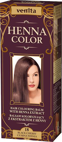 HENNA COLOR BALSAM CZARNA WIŚNIA 18