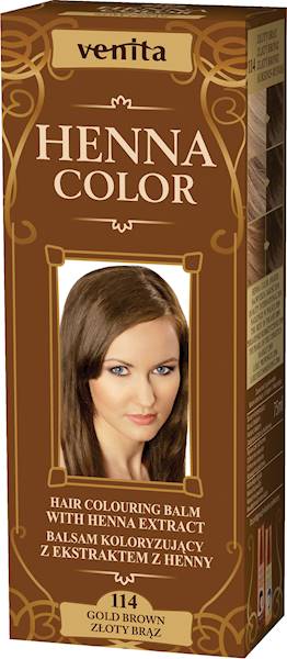 HENNA COLOR BALSAM ZŁOTY BRĄZ 114