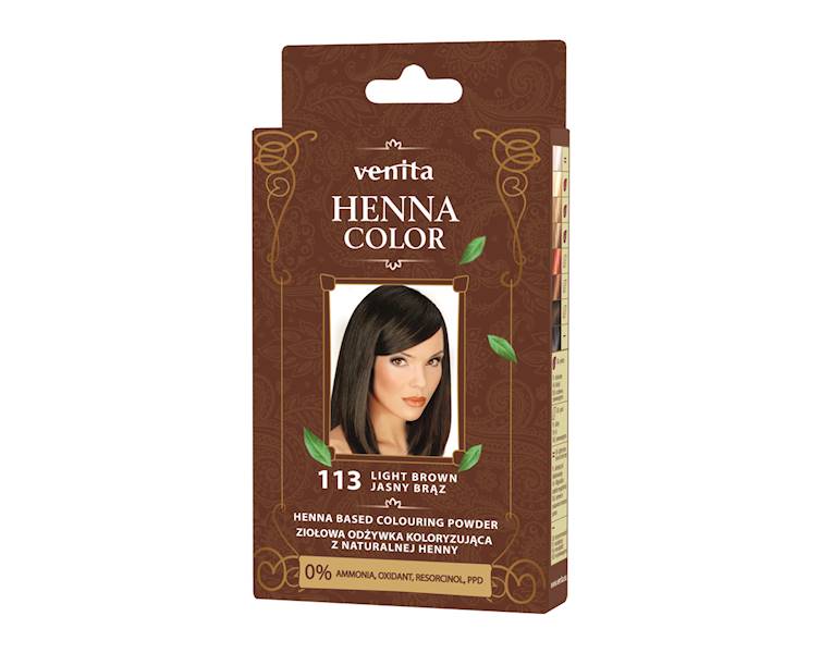 ZOK HENNA COLOR JASNY BRĄZ 113