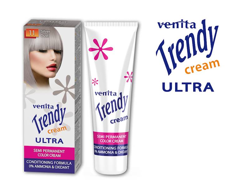 TRENDY CREAM - TUBE-75ml - 11-SREBRNY PYŁ