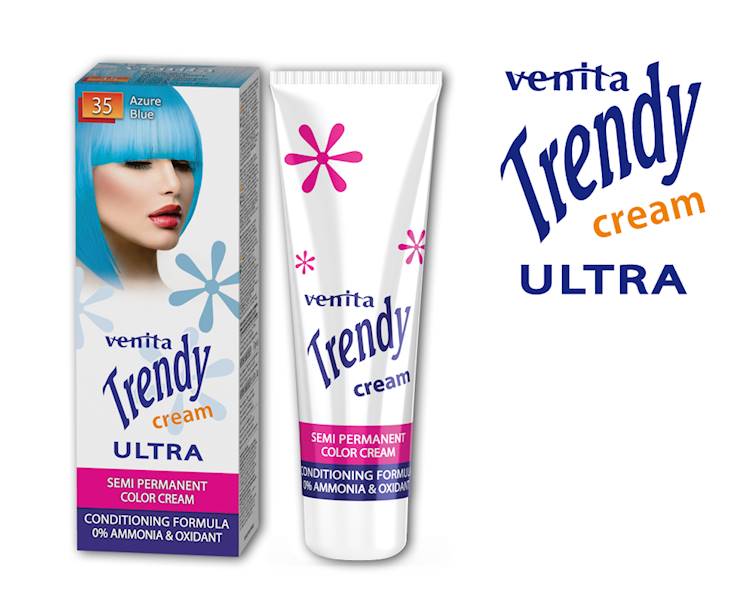 TRENDY CREAM - TUBE-75ml - 35-LAZUROWY BŁĘKIT