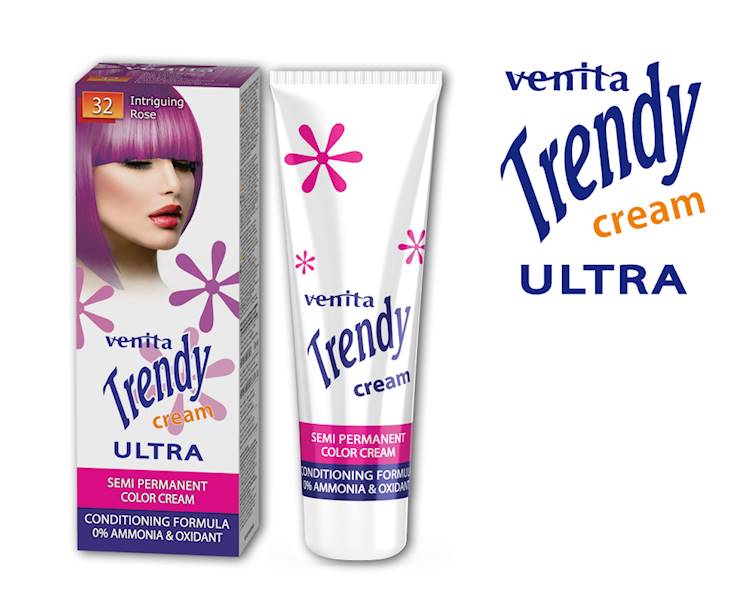 TRENDY CREAM - TUBE-75ml - 32-INTRYGUJĄCY RÓZ