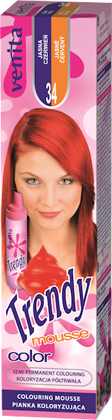 PIANKA TRENDY COLOR JASNA CZERWIEŃ 34
