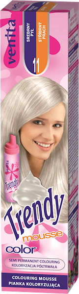 PIANKA TRENDY COLOR SREBRNY PYŁ 11