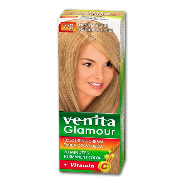 FARBA DO WŁOSÓW GLAMOUR NATURALNY BLOND 7/0