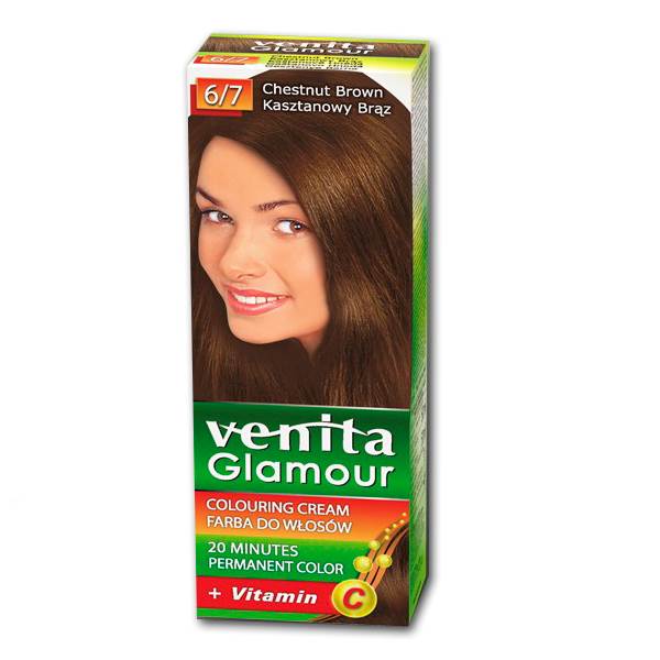 FARBA DO WŁOSÓW GLAMOUR KASZTANOWY BRĄZ 6/7