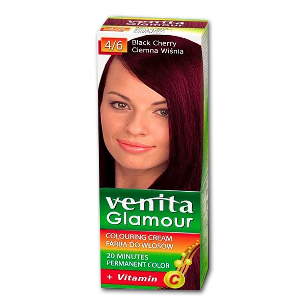 FARBA DO WŁOSÓW GLAMOUR CIEMNA WIŚNIA 4/6