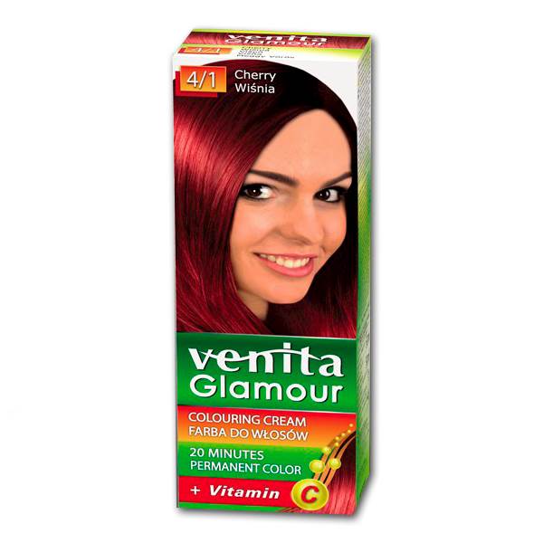 FARBA DO WŁOSÓW GLAMOUR WIŚNIA 4/1