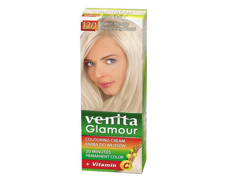 FARBA DO WŁOSÓW GLAMOUR PLATYNOWY BLOND 12/1
