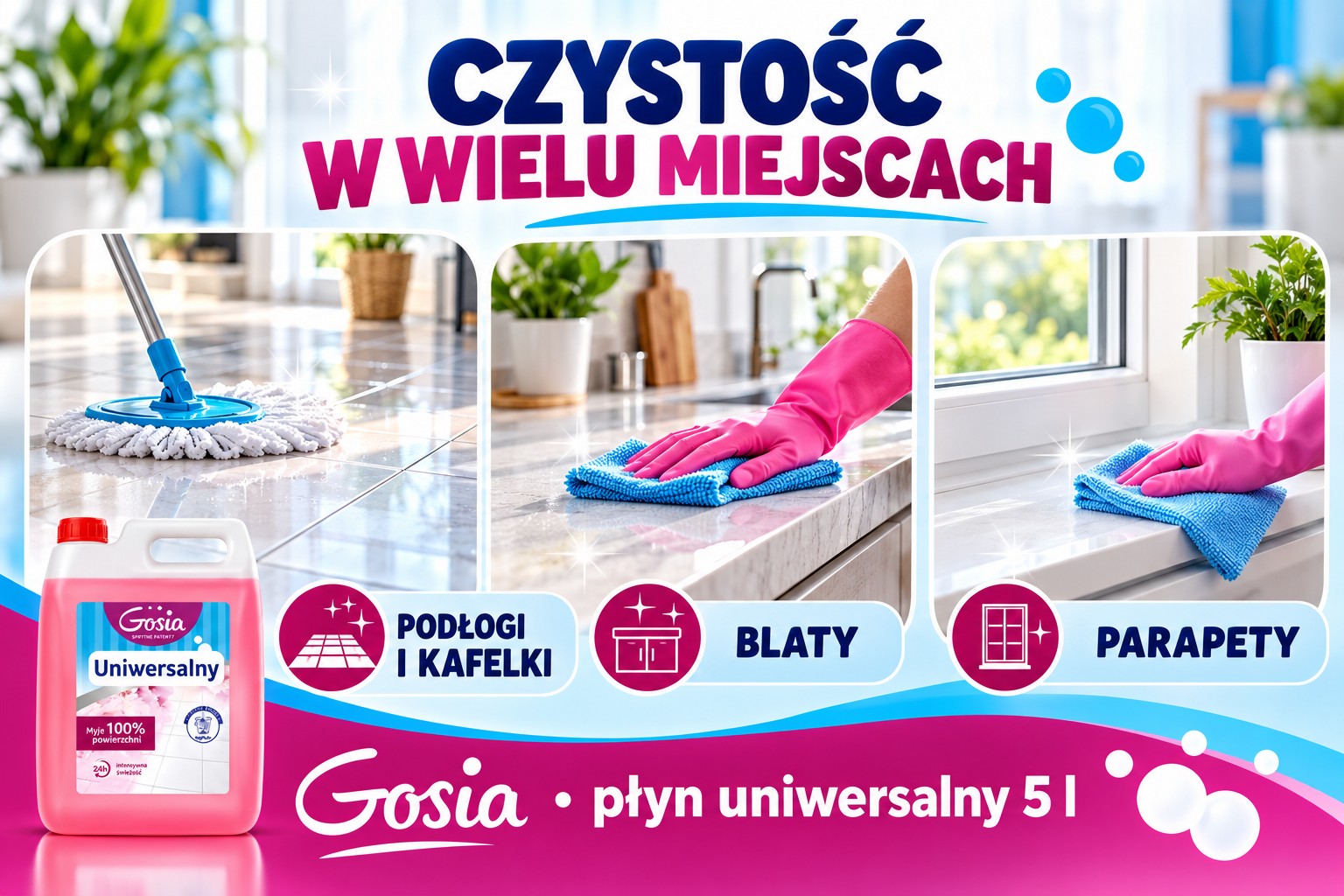 Gosia — podłogi i kafelki, blaty, parapety