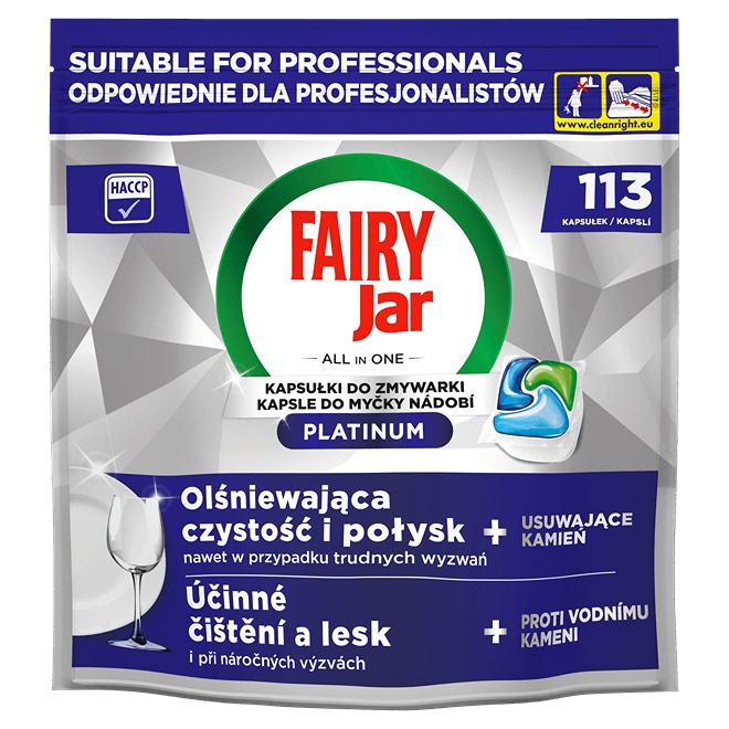 Fairy Jar Professional Platinum All-in-One — opakowanie 113 kapsułek