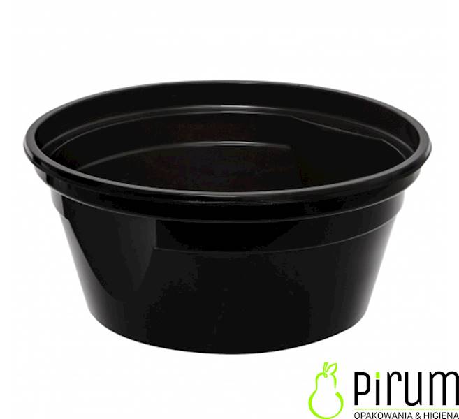 Pojemnik 340ml PP 127mm CZARNY 50szt B230044