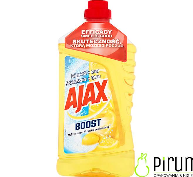 Ajax 1L BOOST Soda Oczyszczona + Cytryna- Żółty