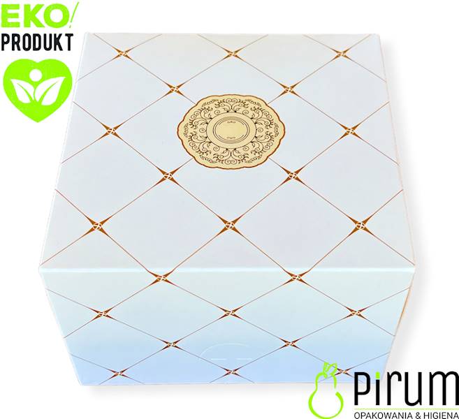 Pudełko PAP 220x220x120 ROZETA Ciasto 180szt 43591