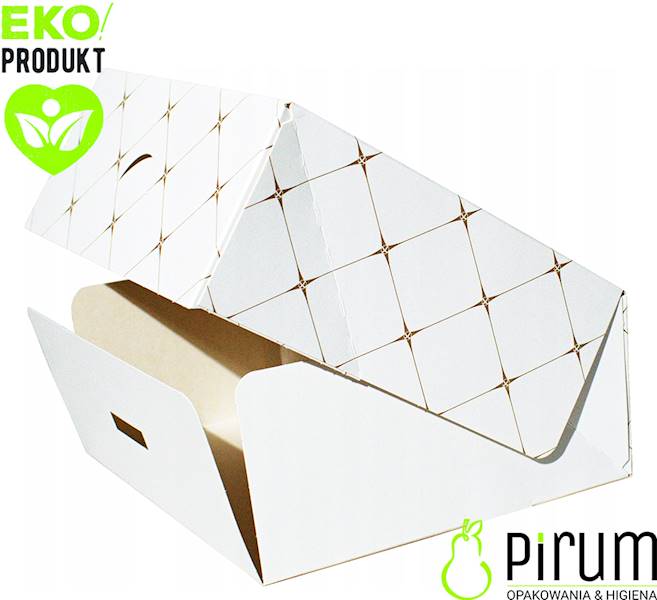 Pudełko PAP 260x260x120 ROZETA Ciasto 120szt 42094