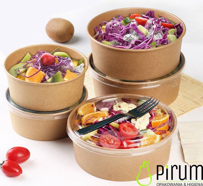 $ Miska 750ml PAP KRAFT 150mm Pokepack 50szt 
