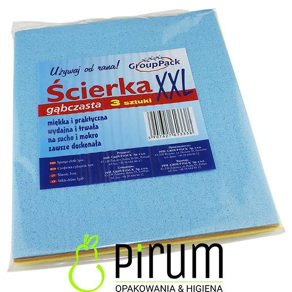 GP Ścierka Gąbczasta XXL 3szt.