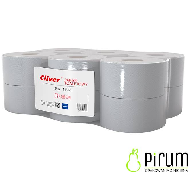 Cliver Pap T130/1 Toale Jumbo Szary 6231 12szt.