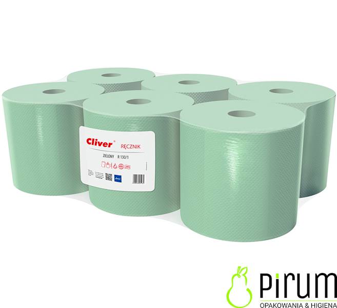 Cliver Ręcznik R130/1 Zielony Max 1w 5982 6szt.